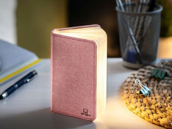 Lampe de lecture intelligente en tissu de lin (Red Dot Design Award winner) Mini Blush Pink 1