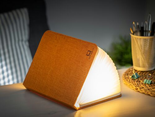 Linen Fabric             Smart Book Light     (Red Dot Design Award winner) Large Harmony Orange