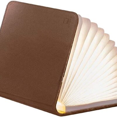 Fibre Leather                      Smart Book Light     (Red Dot Design Award winner) Large Brown Leather