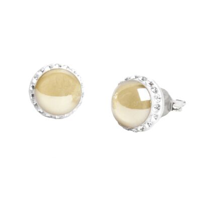 Clous d'oreilles Carmen 925 argent miel