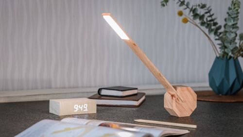 Octagon One Portable Desk Light              (multi global awards winning design)  Maple