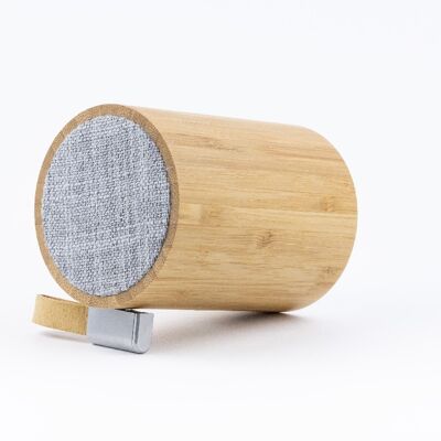 Drum Light Bluetooth Speaker natural beech wood