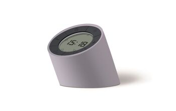 The Edge Light Alarm Clock (MoMA Best Selling Alarm Clock) gris mat 3