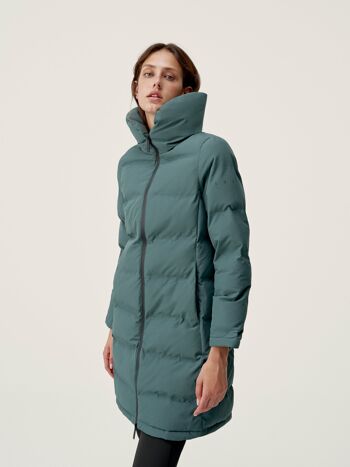 Veste Manteau Gris Vert 3