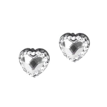 Clous d'oreilles Alara cristal argent 925