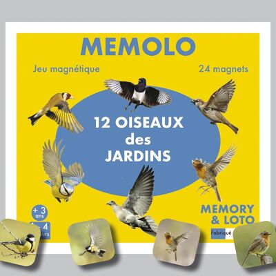 MEMOLO XL GARDEN BIRDS