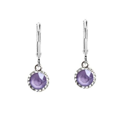 Ohrhänger Lina 925 Silber crystal lilac