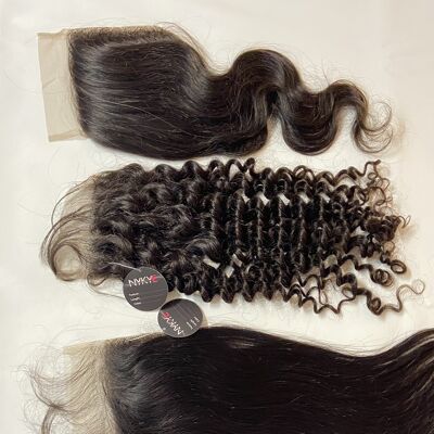 Fermetures à lacets 4x4 | cheveux ondulés | 30cm