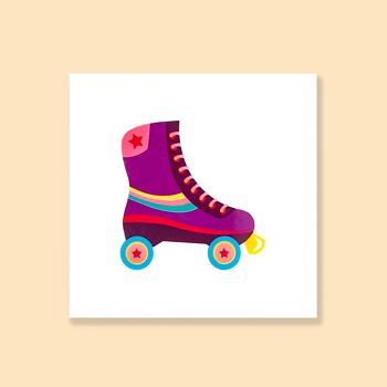 TEMPORARY TATTOO - Rollerskate 1