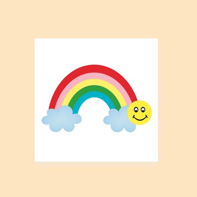 TEMPORARY TATTOO - Rainbow