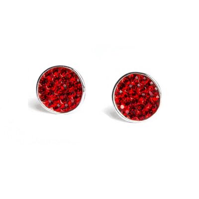 Studs Lucy 925 silver light siam