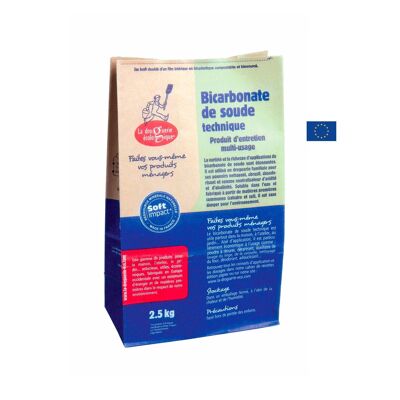 Bicarbonate de soude écologique 2,5 kg ménager
