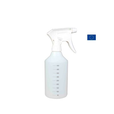 Graduated spray bottle 510 ml bioplastic