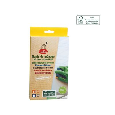 Eco Latex Household Gloves - Box - Size M