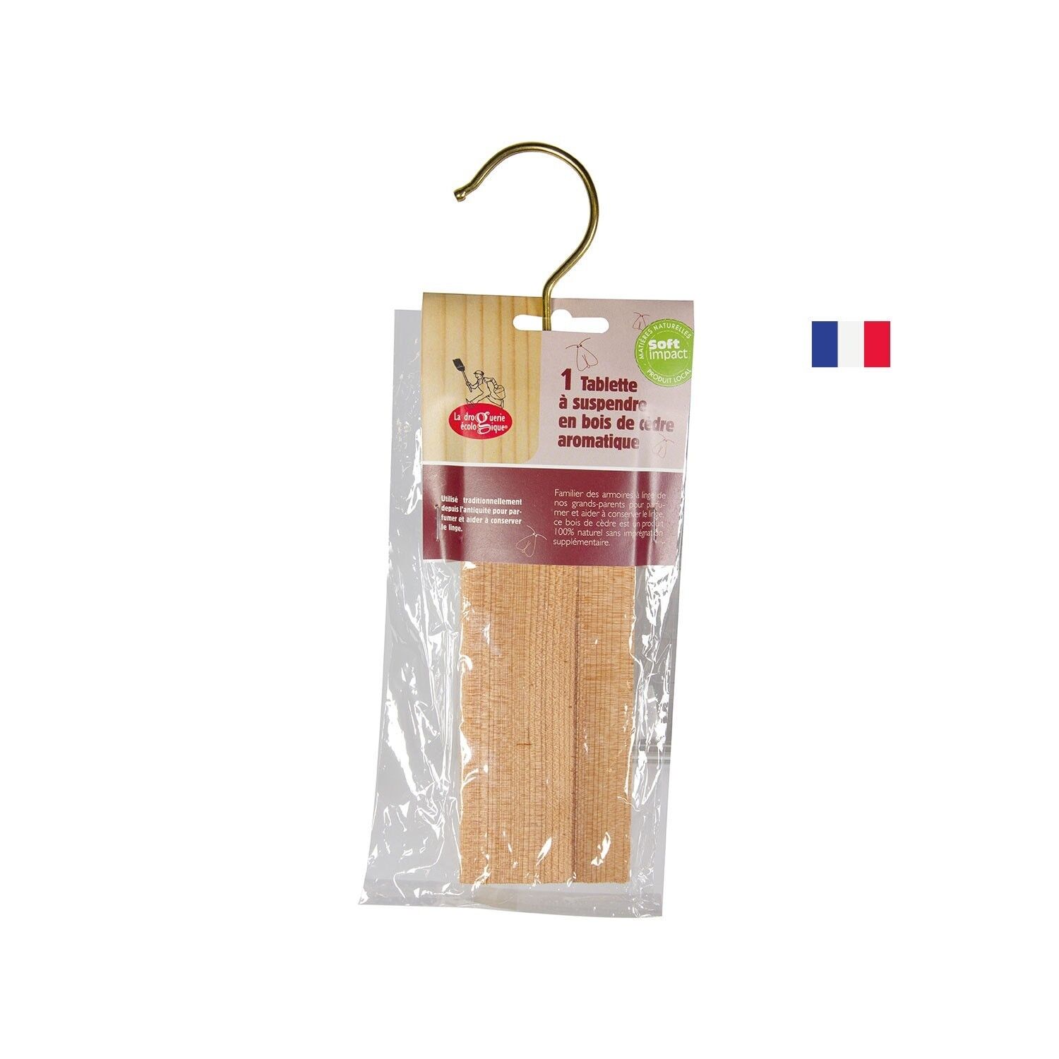 Scaffale in cedro ecologico da appendere