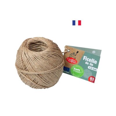 Ball of ecological linen twine 1.3 mm