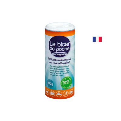 Bicarbonato per alimenti tascabili Tubo da 100 g