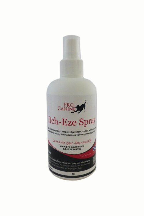 Pro-Canine Itch-eze Spray - instant relief for the itchy dog