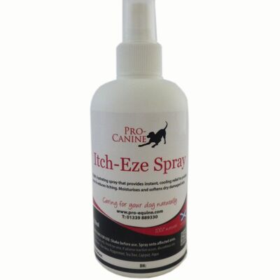 Pro-Canine Itch-eze Spray - soulagement instantané pour le chien qui démange