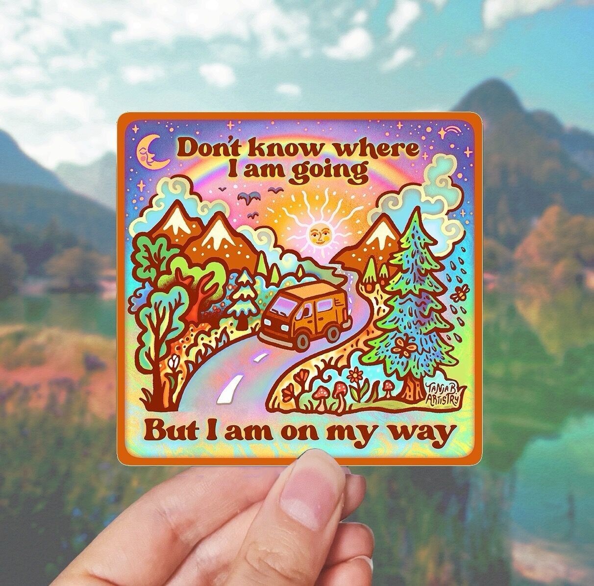 On My Way - Sticker