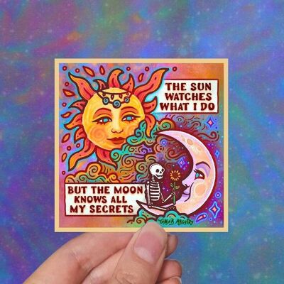 Sun and Moon stickers