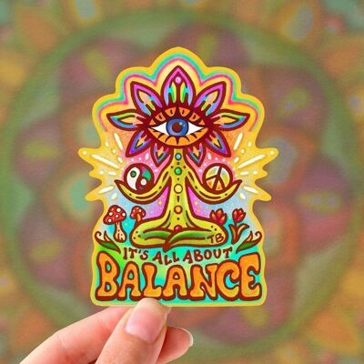 It's All About Balance - Sticker