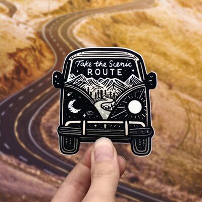 Take the Scenic Route - Sticker