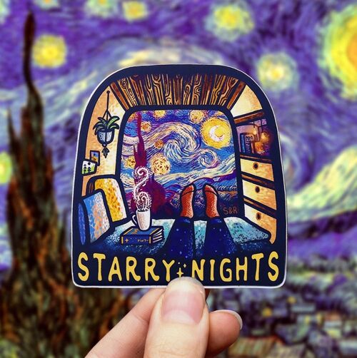 Starry Nights - Sticker