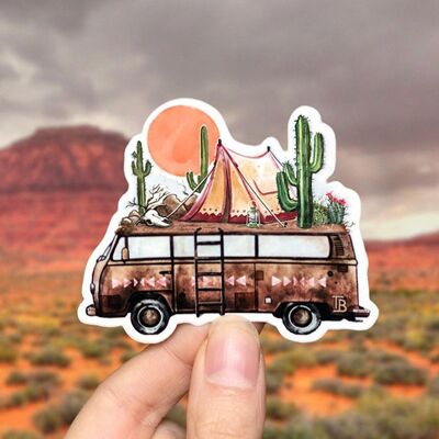 Desert Van - Sticker