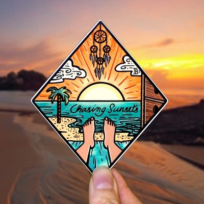 Chasing Sunsets - Sticker