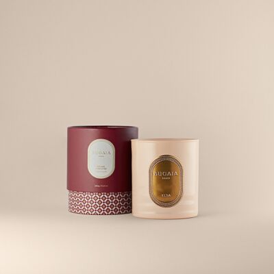 ELSA SCENTED CANDLE - MADE IN FRANCE - VEGETABLE WAX - CITRUS NOTES