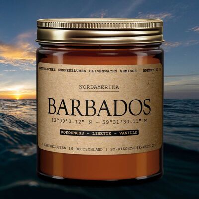 Barbados Kerze - Kokosnuss | Limette | Vanille
