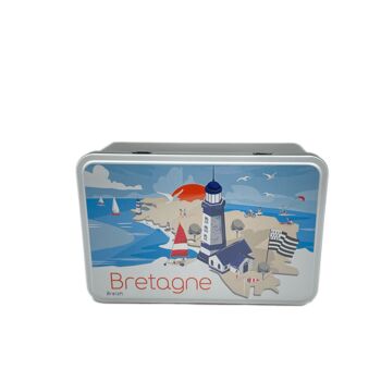 Boîtes métal 350g - Assortiment galettes-palets Bretagne