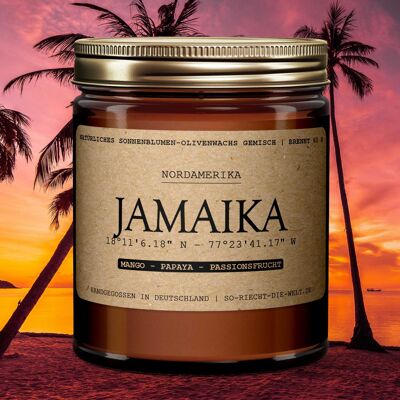 Jamaika Kerze - Mango | Papaya | Passionsfrucht