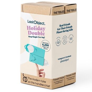 LastTissue Holiday Double - Turquoise 1