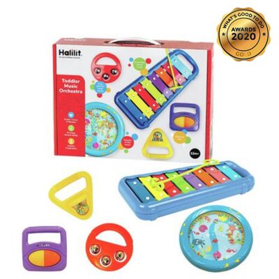Coffret cadeau Halilit Toddler Music Orchestra (couleurs variables)