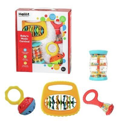 Set regalo di carnevale musicale per bambini Halilit (i colori variano)