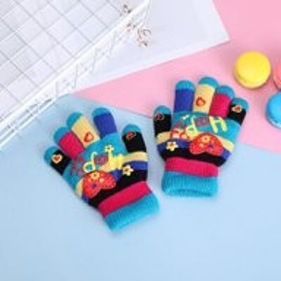 colored gloves | children
