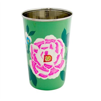 stainless steel tumbler china pop green