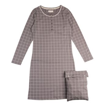 CHEMISE DE NUIT EN COTON BIOLOGIQUE DELTA PRODUIT ÉQUITABLE 3