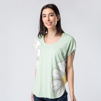 T-shirt Natsuki Cristal en coton biologique Produit équitable 5