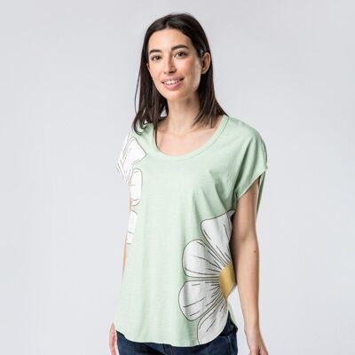 T-shirt Natsuki Cristal in cotone organico Prodotto del commercio equo e solidale