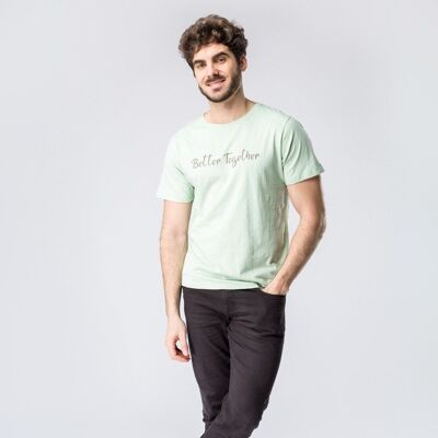 T-shirt in cotone organico Ari Cristal, prodotto del commercio equo e solidale