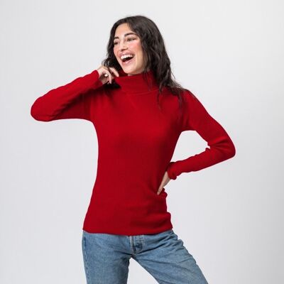 ORGANIC COTTON JERSEY OMEGA FAIR TRADE PRODUCT red