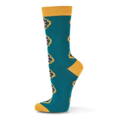 CHAUSSETTES EN COTON BIOLOGIQUE GOLD SUZANI