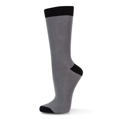 CHAUSSETTES COTON BIO VERALUNA BASICS GRIS