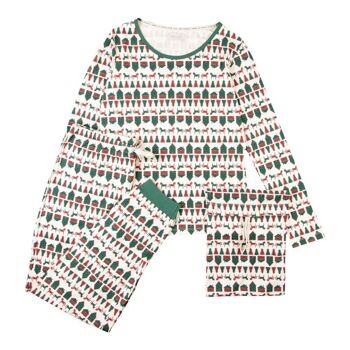 Pyjama de Noël en coton biologique Produit équitable 4