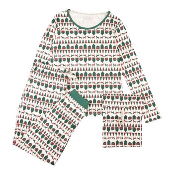 PYJAMA COTON BIO SAISON NOËL 7