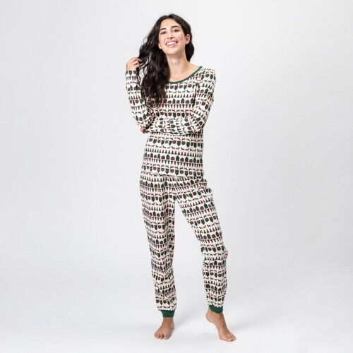 Pijama Algodón Orgánico Navideño Producto de Comercio Justo