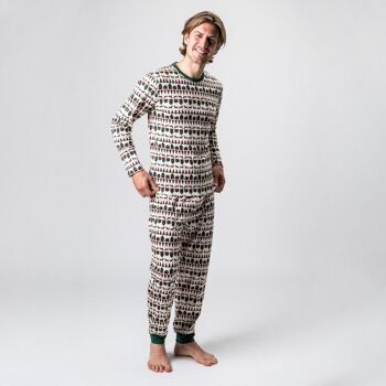 Pyjama de Noël en coton biologique Produit équitable 1